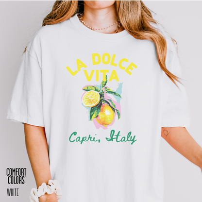La Dolce Vita Personalized Lemon T-Shirt