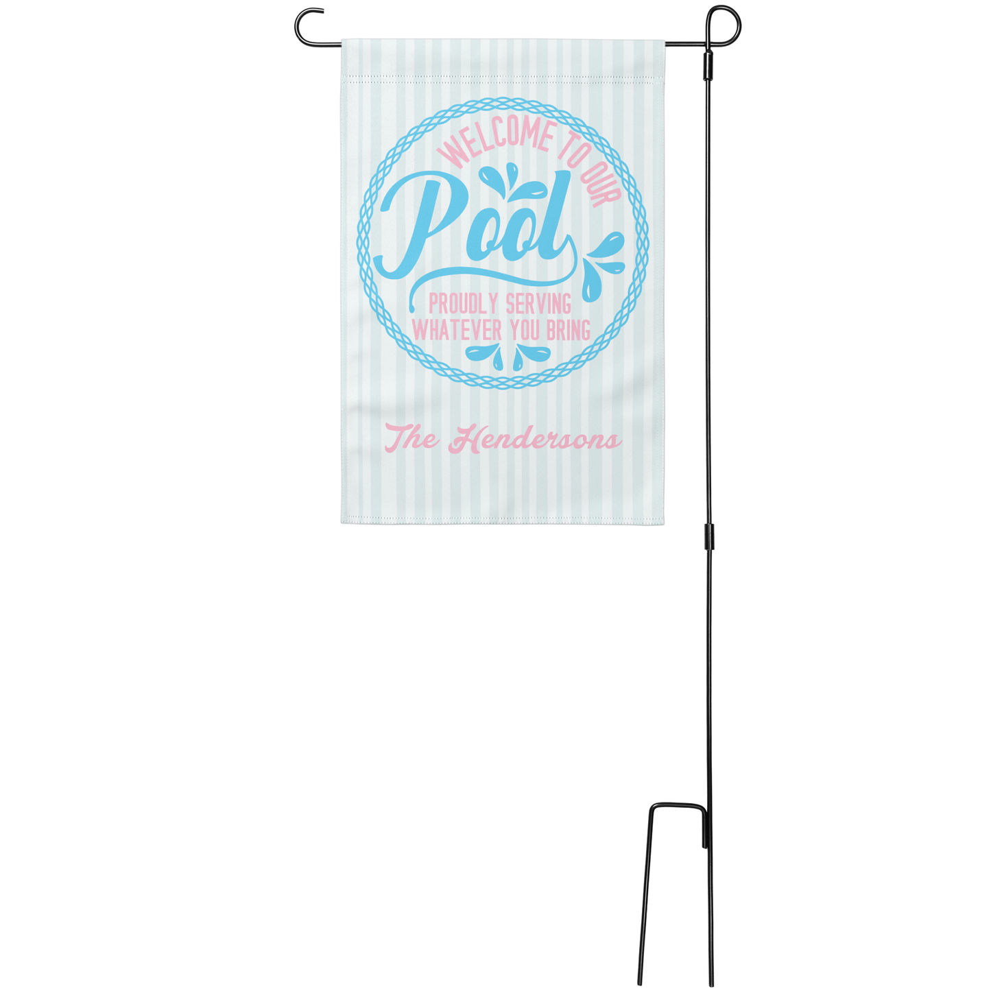 Welcome to our Pool Garden Flag