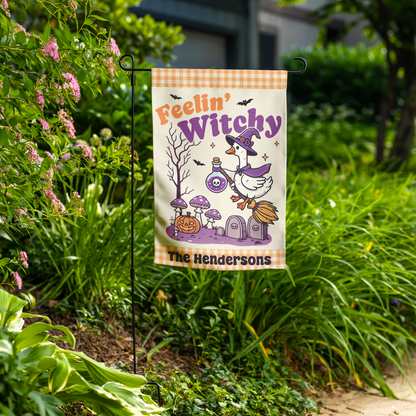 Personalized Halloween Garden Flag | 4 Designs