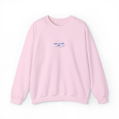 Yachts at Sea Embroidered Sweatshirt