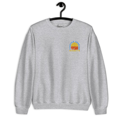 Forever Chasing Sunsets Embroidered Sweatshirt