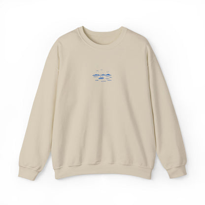 Yachts at Sea Embroidered Sweatshirt