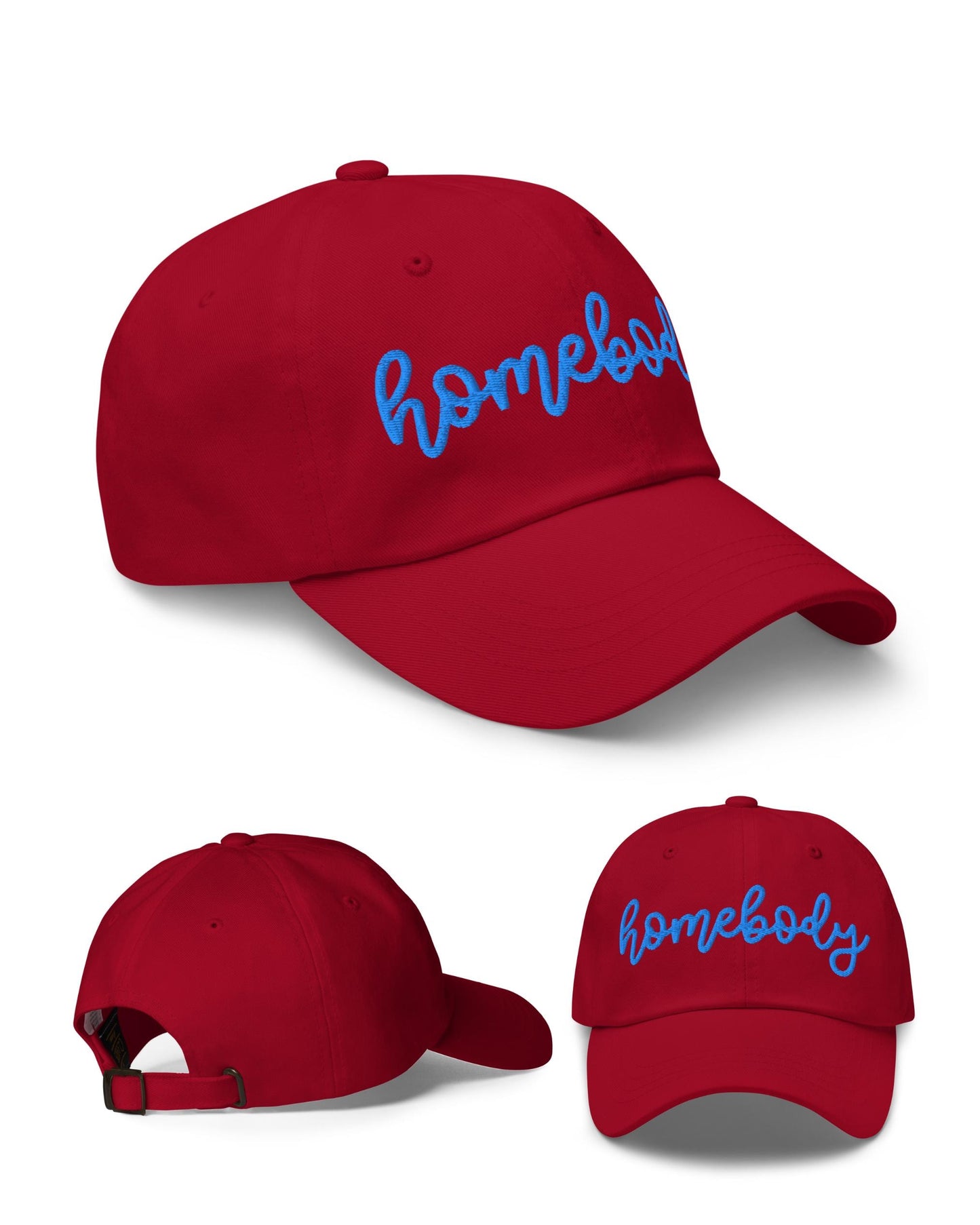 Puff Embroidery Homebody Dad Hat