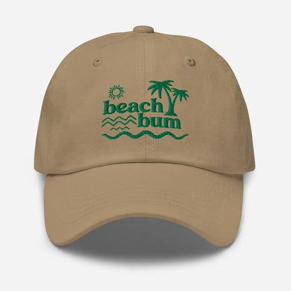 Beach Bum Embroidered Dad Hat