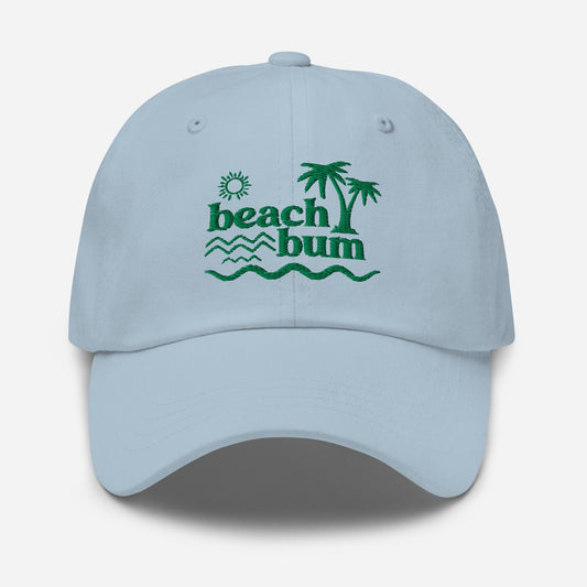 Beach Bum Embroidered Dad Hat