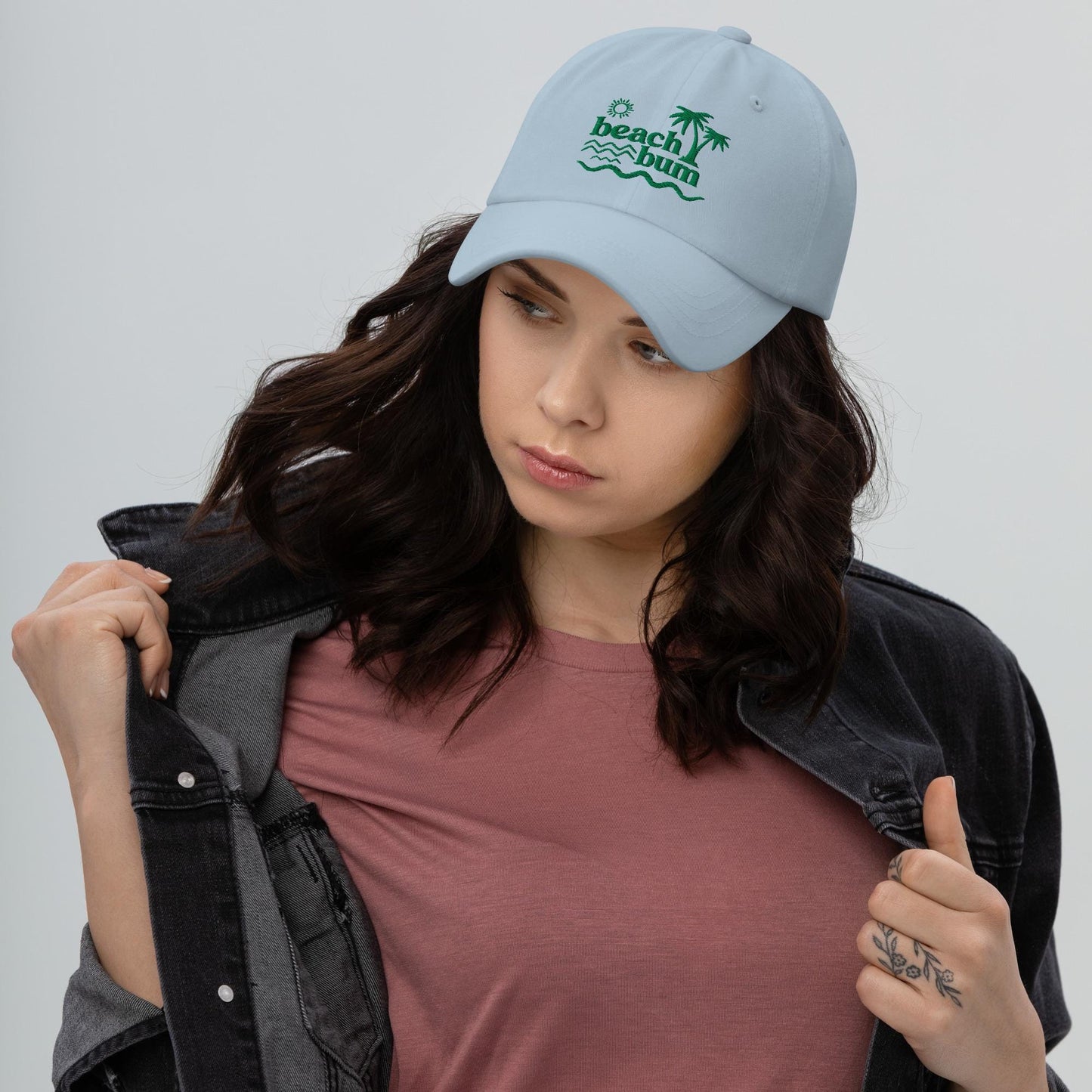 Beach Bum Embroidered Dad Hat