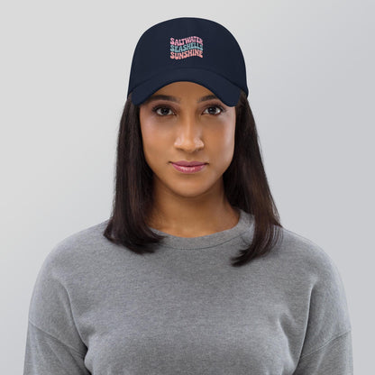 Retro Embroidered Summer Dad Hat