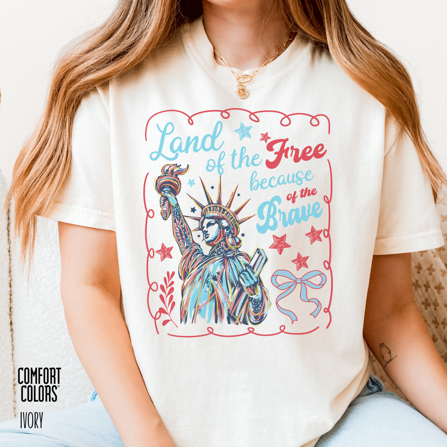 Land of the Free Coquette T-Shirt