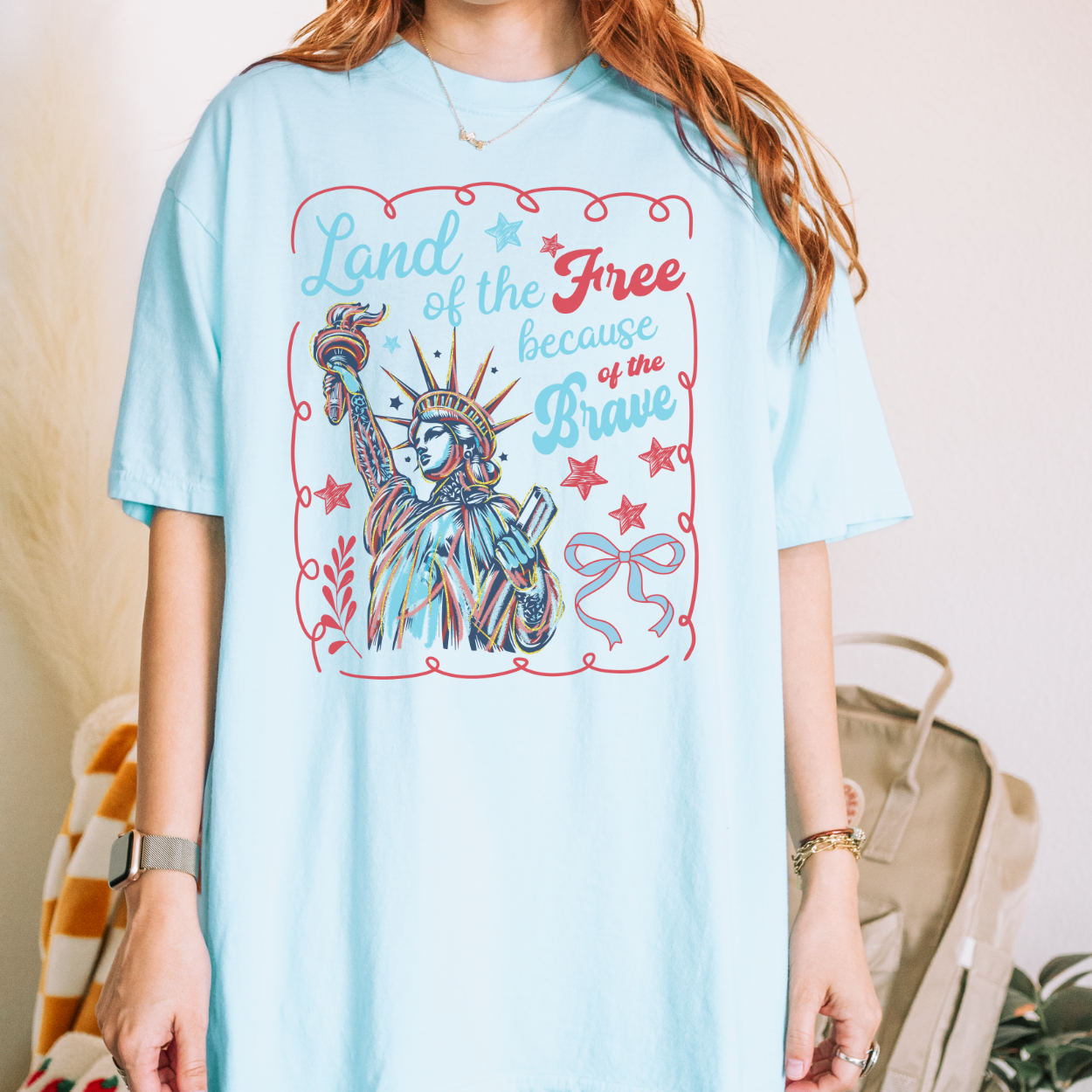 Land of the Free Coquette T-Shirt