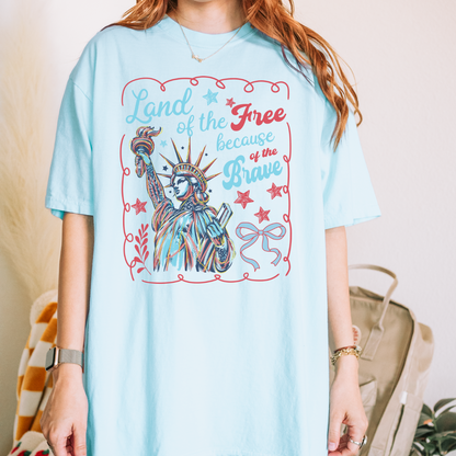 Land of the Free Coquette T-Shirt