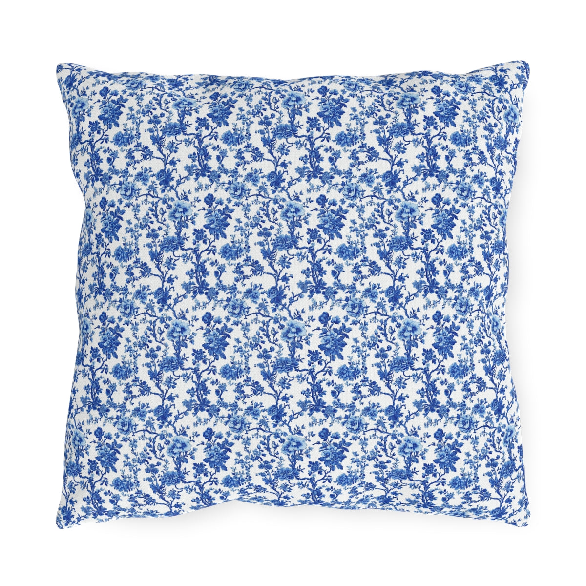 Blue Garden Toile Pillow