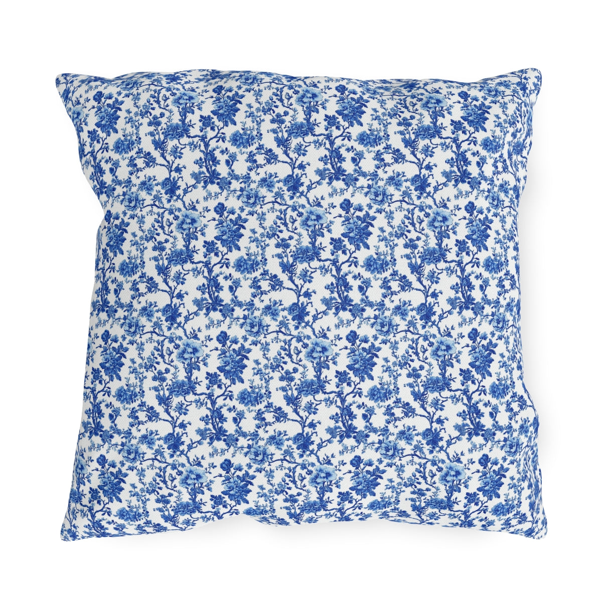 Blue Garden Toile Pillow