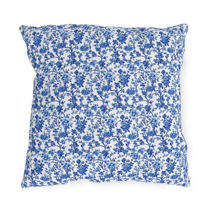 Blue Garden Toile Pillow