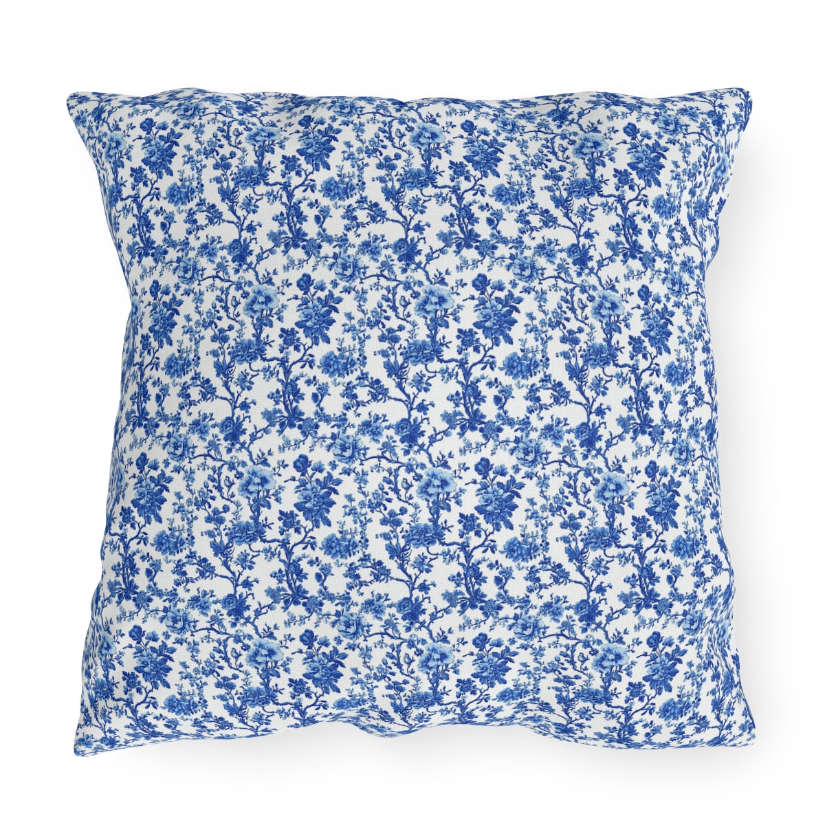 Blue Garden Toile Pillow