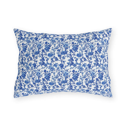 Blue Garden Toile Pillow
