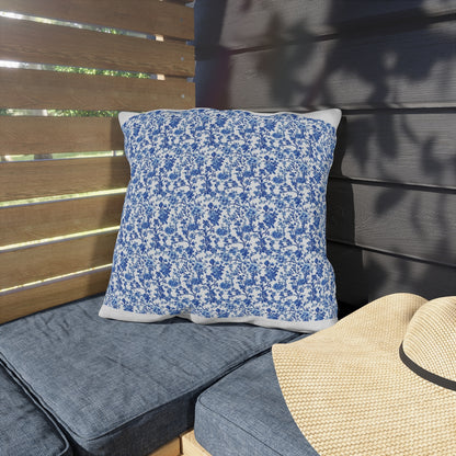 Blue Garden Toile Pillow