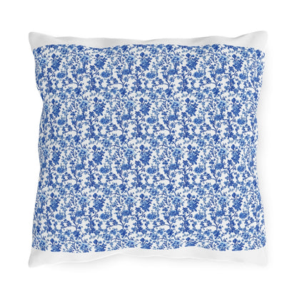 Blue Garden Toile Pillow