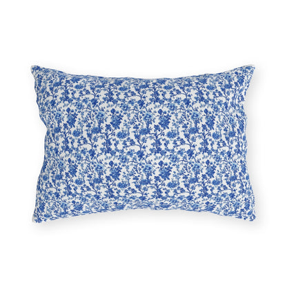 Blue Garden Toile Pillow