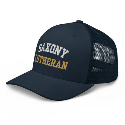 Saxony Lutheran Embroidered Trucker Cap