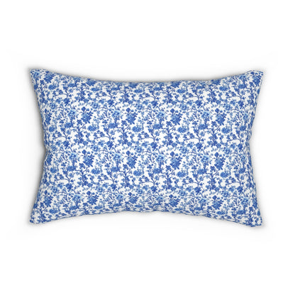 Blue Garden Toile Pillow