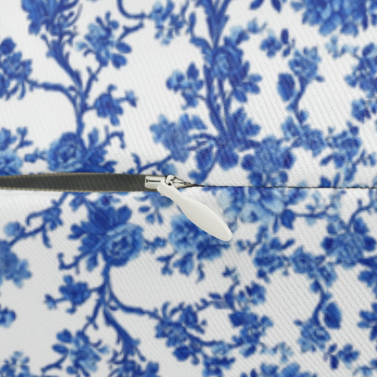 Blue Garden Toile Pillow