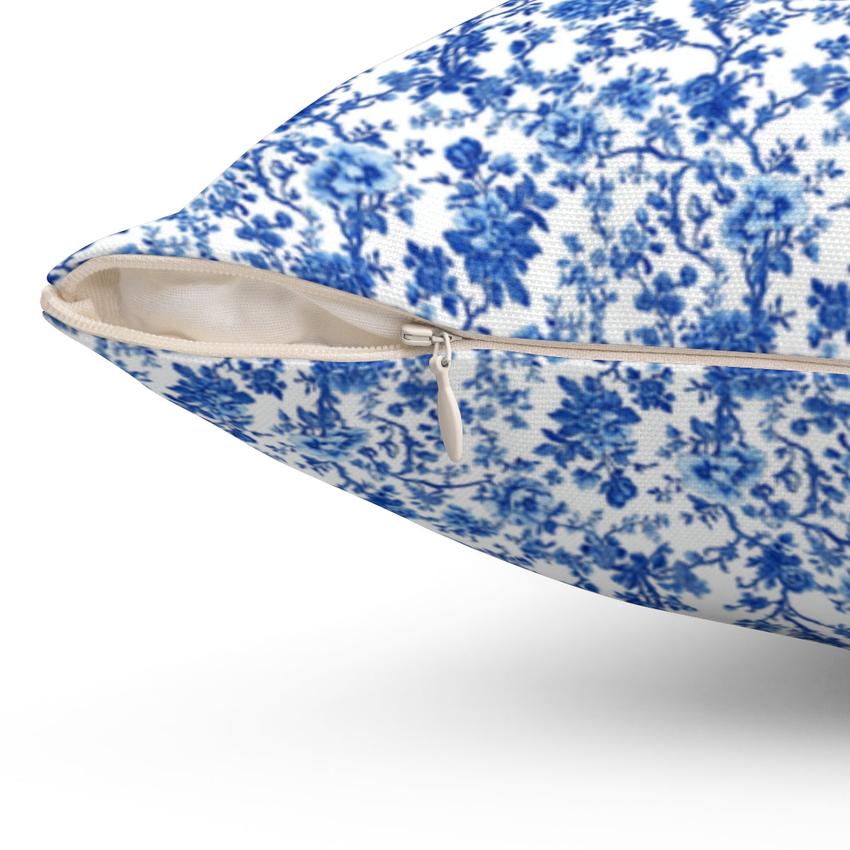 Blue Garden Toile Pillow