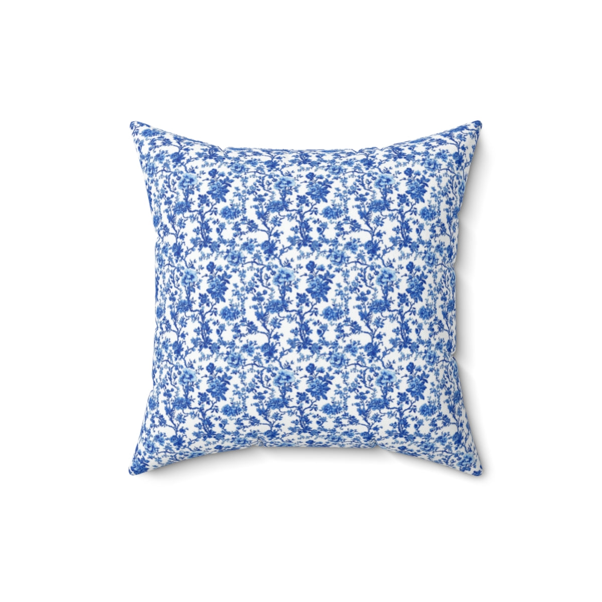 Blue Garden Toile Pillow