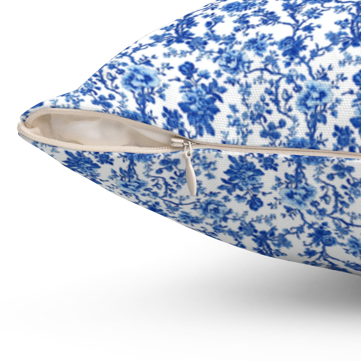 Blue Garden Toile Pillow