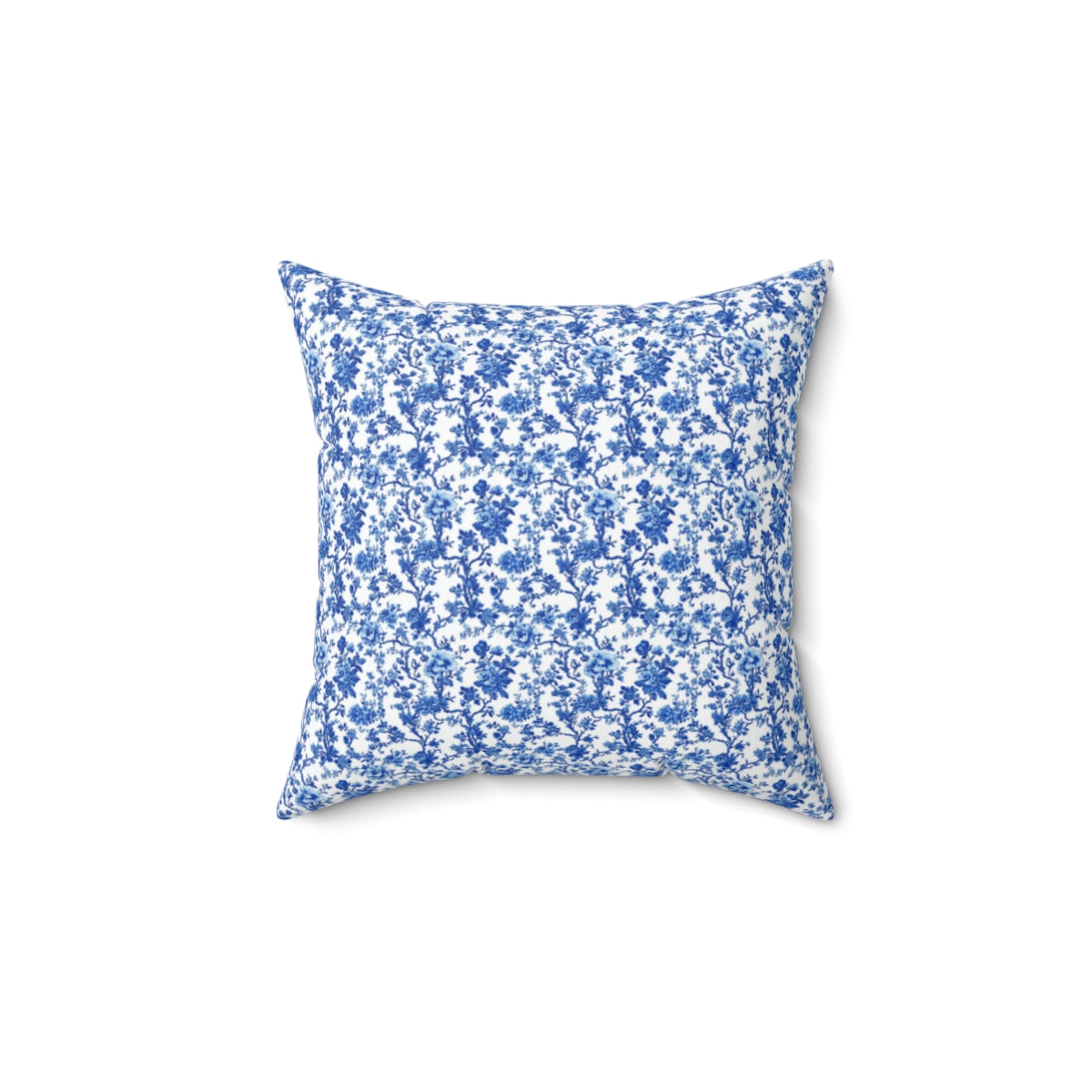 Blue Garden Toile Pillow
