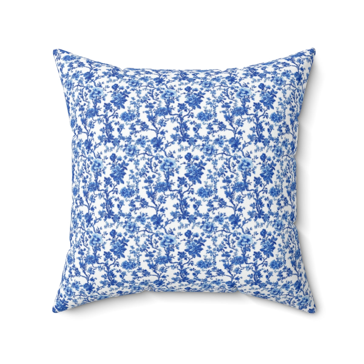 Blue Garden Toile Pillow