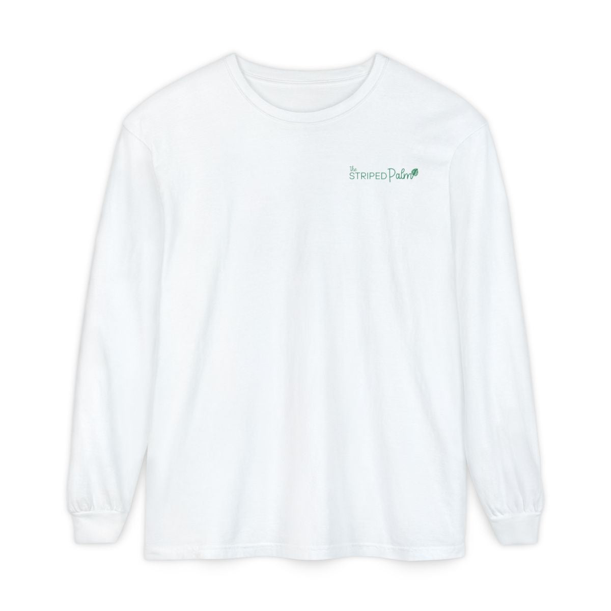 Striped Palm Breeze Long Sleeve Tee