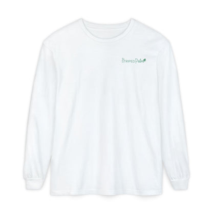 Striped Palm Breeze Long Sleeve Tee