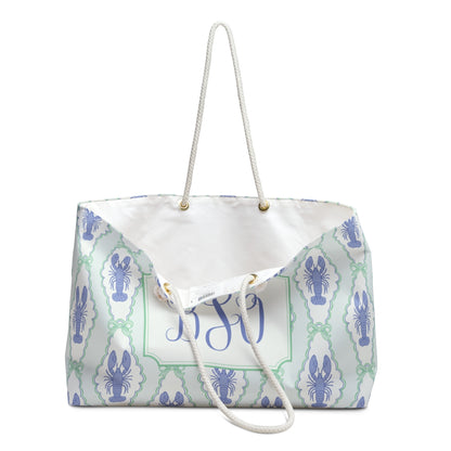 Monogram Lobster Weekender Bag | 2 Colors