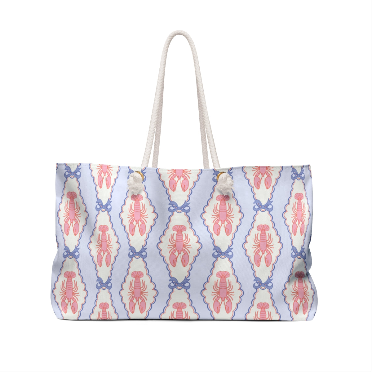 Monogram Lobster Weekender Bag | 2 Colors