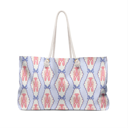 Monogram Lobster Weekender Bag | 2 Colors